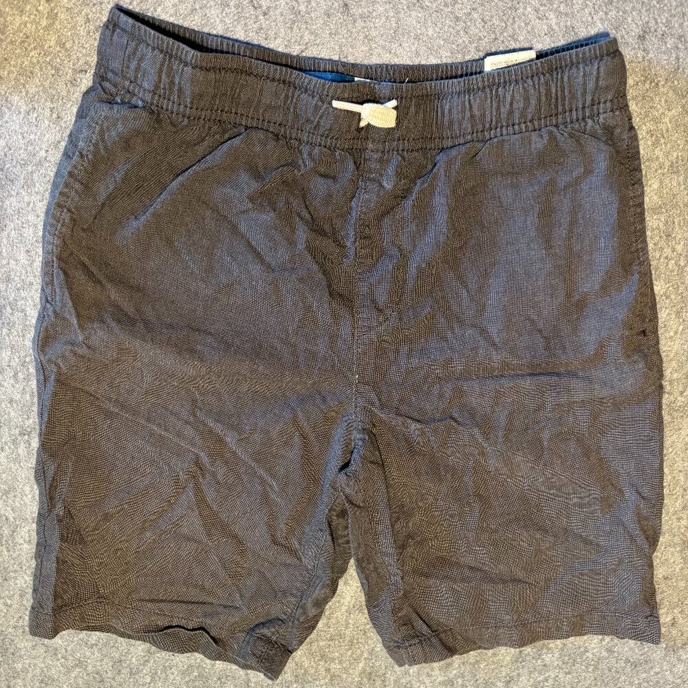 Dark grey pull-on shorts